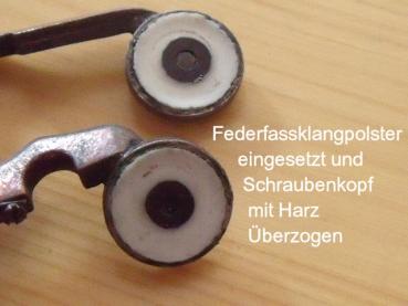 JL-Federfassklangpolster mit Fuß, Klarinettenpolster